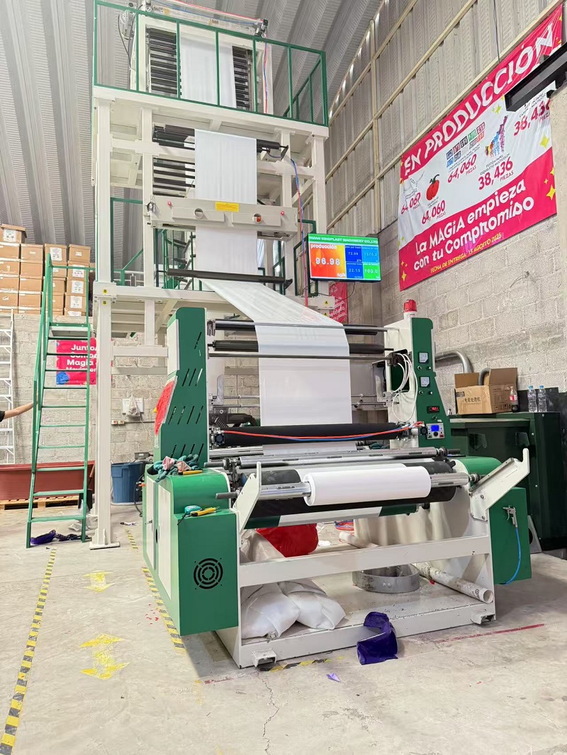 မက္ကဆီကိုဖောက်သည်မှမြန်နှုန်းမြင့် Mono Layer ရုပ်ရှင်မှုတ်စက်စမ်းသပ်ခြင်းဗီဒီယို